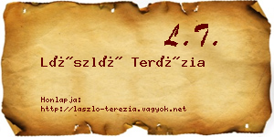 László Terézia névjegykártya