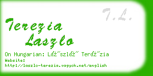 terezia laszlo business card